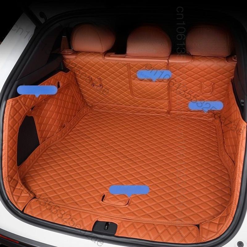 For 2026 2025 2024 Xpeng G6 Car Boot Mat Rear Trunk Liner Cargo Protection Leather Mat Interior Modification Accessories