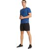 DECATHLON 100 Fitted Pullover Crew Neck Quick Dry Short Sleeve T-Shirt Men's Blue
