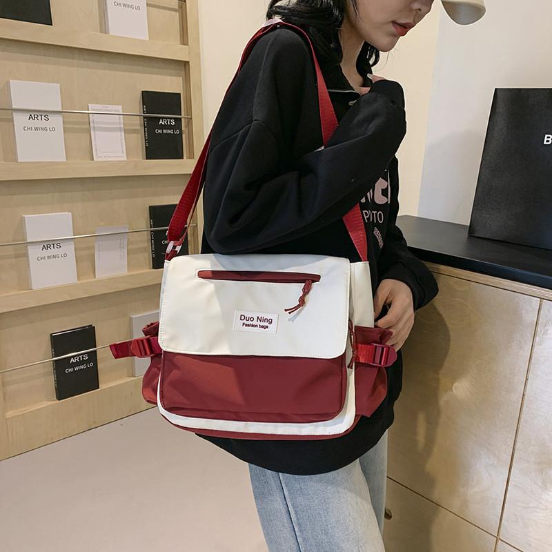 Fashionable Street Style Canvas Tote Bag With Large Capacity For Women In Spring