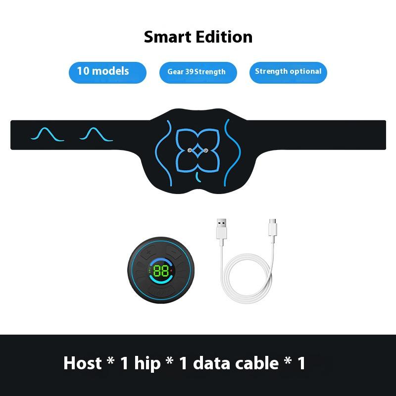 Gel-Free EMS Hip Sculptor,Hip Lift Trainer with Auto-Adhesion, Wireless Buttock Massage plasticity for Home Gym & Sensitive Skin