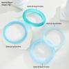 4 Stück/Set Harz Armreif Stapelbar Boho Armbänder Mode Geometrische Armbänder Damen