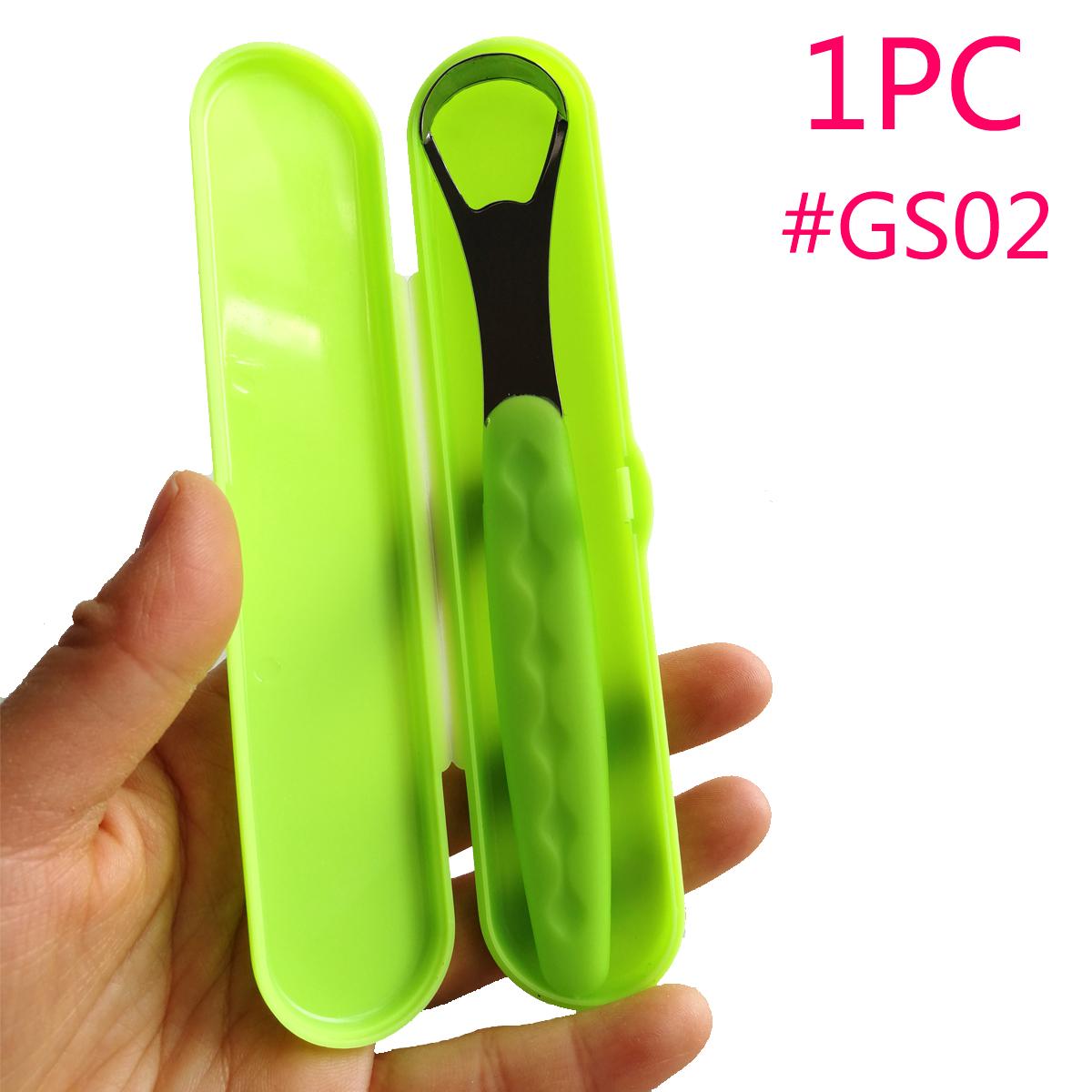 

Скребок для чистки языка для взрослых, хирургический класс для устранения неприятного запаха изо рта, металлическая щетка для чистки языка из нержавеющей стали, стоматологический набор 1PC GS02