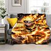 Dark Anime ninja Character Blanket Lightweight Ideal Bedding Blanket Perfect for Travel, Camping, Living Rooms, Offices, Sofas, Fan Christmas gift