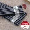 High-Grade Alloy Chopsticks - Anti-Mildew, Durable Family & Restaurant Tableware Set