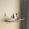 Wood Floating Shelf 30/40/50cm Wall Bookshelf Versatile Wall Storage Rack  Bathroom Room