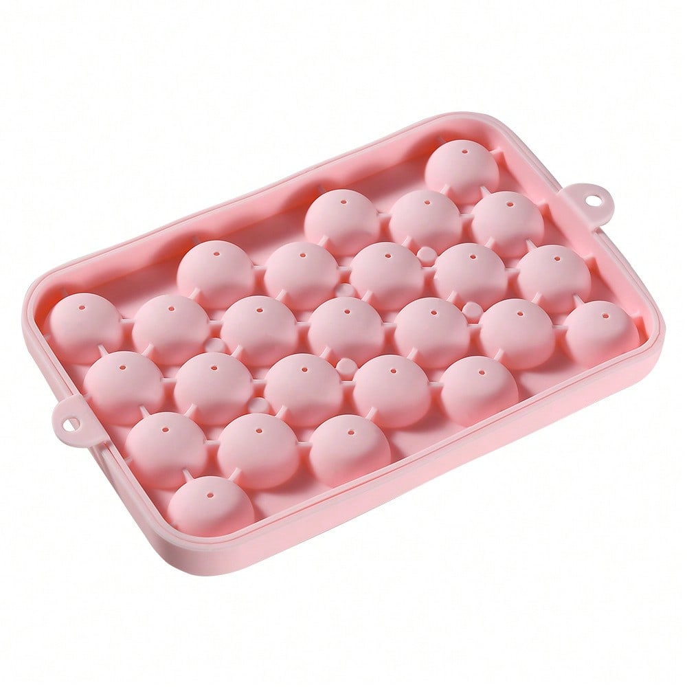 Creative 25 Grids Silicone Ice Cube Mold Hockey Mold Ice Grid Tray Small Ball Ice Grid Mold Ice Box