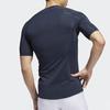 Adidas T Shirts Men's Legend Ink Color Crew Neck Moderate Straight Fit FJ4078