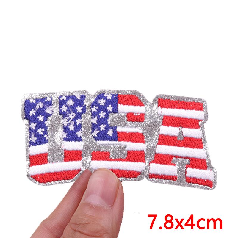New America's 250th Anniversary Embroidered Patches DIY Iron On Patches For Clothing Statue Of Liberty Flag Eagle Patch Armband