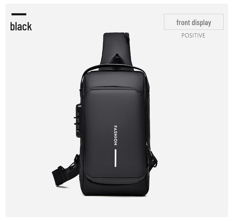 2023 Men's Waterproof Anti-theft Multi-function Crossbody Chest Bag