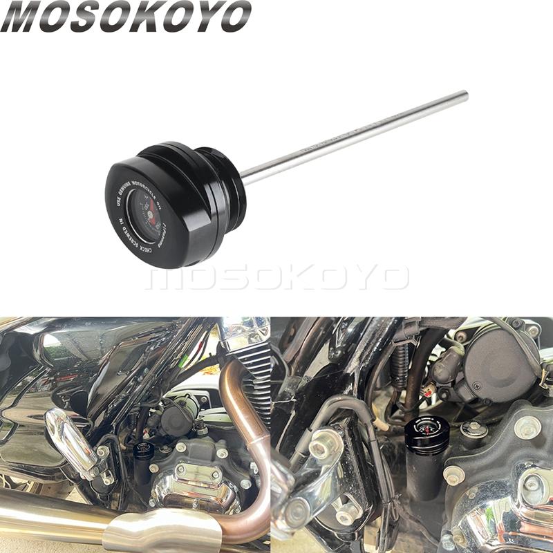 Motorcycle Engine Oil Tanks Temperature Gauge Oil Gauge 50-350 °F Display Oil Temperature Gauge For Road Street Electra Glide