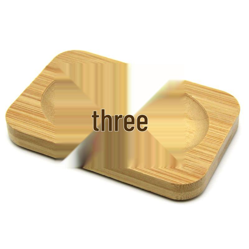 Handmade Bamboo Soap Dish & Sink Storage Holder Round