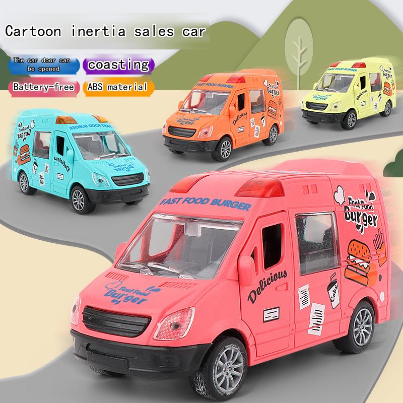 Modellino di Macchina Giocattolo a Inerzia - Macchina per Bambini per Ragazzi per Live Streaming, Design a Scatola del Gelato