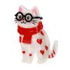 Hair Clip Cartoon Cat Shape Acetic Acid Back Head Hair Claw Anti-slip Teeth Lightweight
