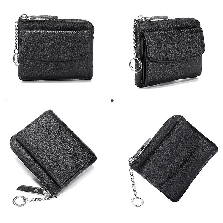 Kleines Münzgeldbörse für Damen, neue Mini-Geldbörse aus Rindsleder mit Kartenhalter