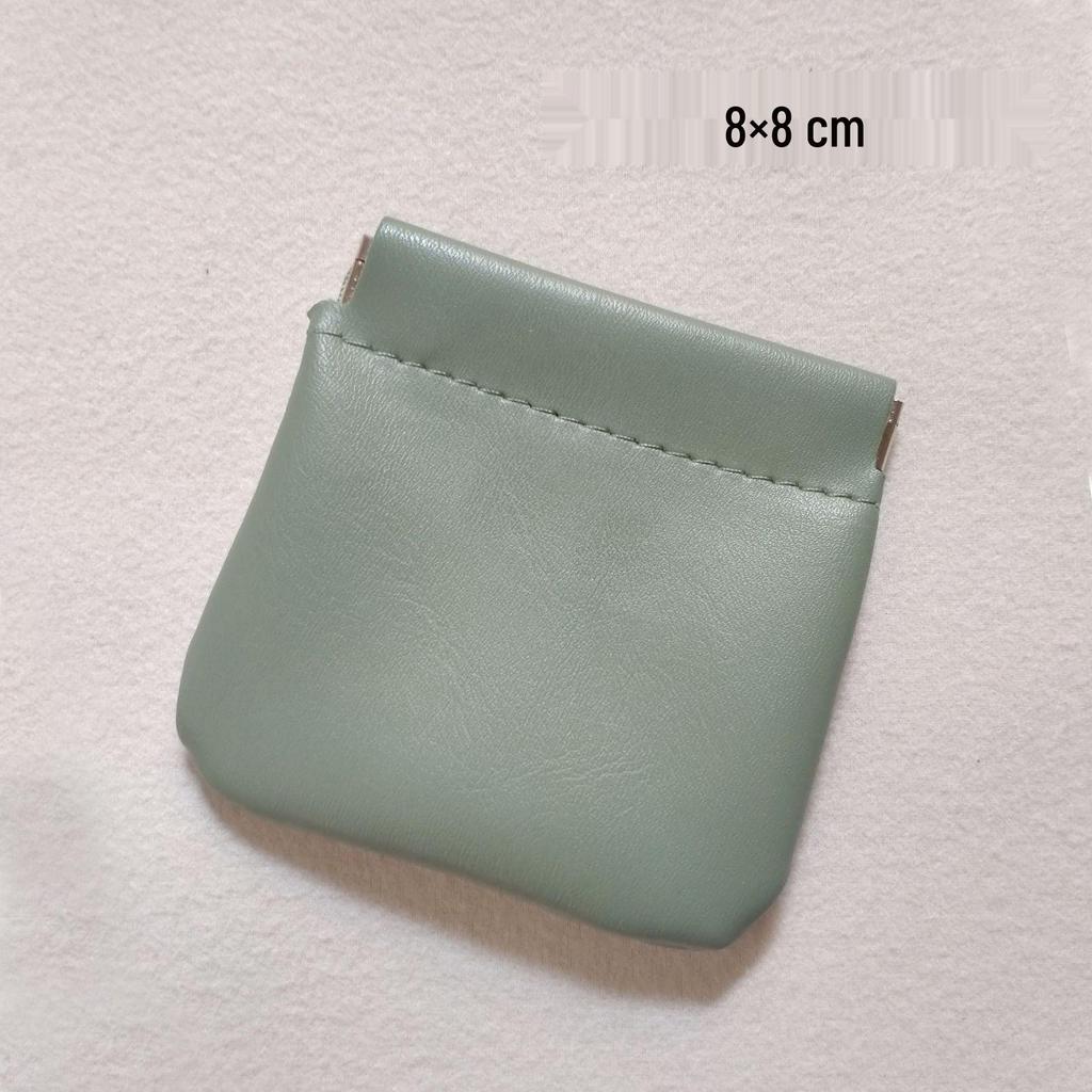 Compact PU Multipurpose Pouch: Lipstick, Coins, Jewelry, Earphones Storage.