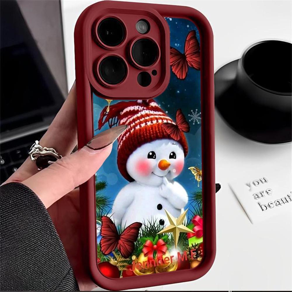 

Чехлы для телефонов Ae110 Merry Christmas для Samsung A54 A14 A05s A55 A53 A15 S23 S24 Ultra S25 Plus A35 S20 FE A25 Angel Eye Ladder Protective Cover Samsung S24 FE