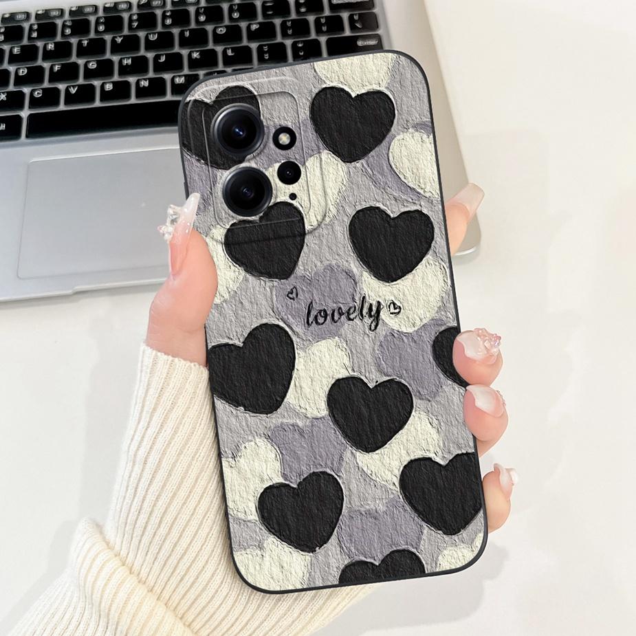 Per Custodia Xiaomi Redmi Note 12 4G Note12 5G Carina Coniglio Cartone Animato Cover Morbida TPU Custodia per Telefono Per Xiaomi Redmi Note 12 Pro Plus Guscio