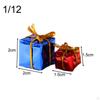 2 Mini Dollhouse Ornaments Boxes, Christmas Tree Hanging Decorations, Party Favors