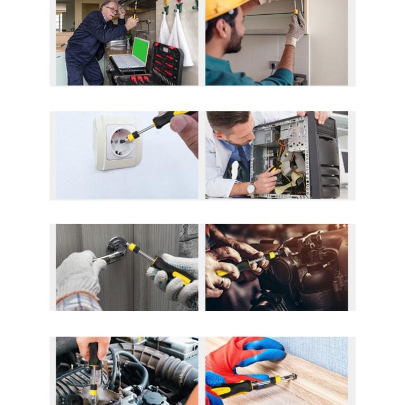 Precisions Disassemble Magnetic Cross Flat Head Screwdriver Bit Repair Kit For Phone Mobile Phone Open Tool