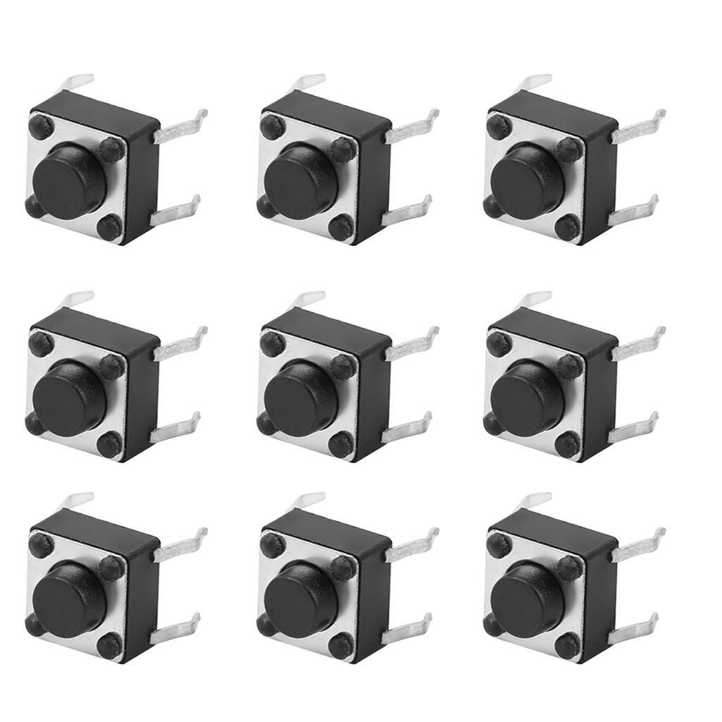 100pcs Momentary Tactile Push Button Switch Mini Micro Tact Switch Accessory 6 X 6 X 5mm