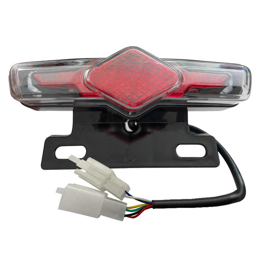 Ebike Front Brake Rear Light 24V 48V Bike Rack Lamp with Horn Headlight Switch Electric Bicycle Turn Tail Light Accessories Set