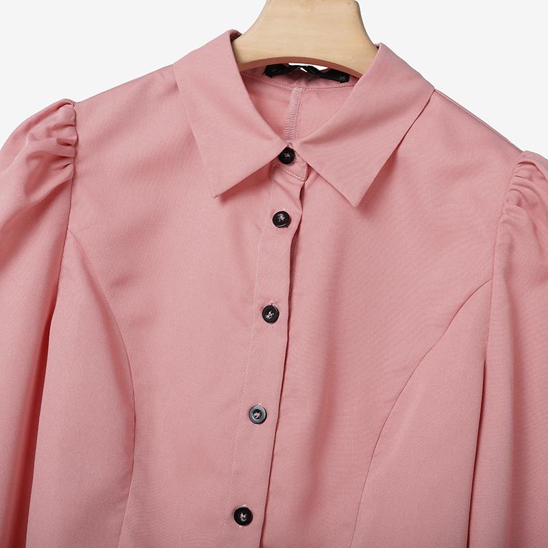 ZANZEA Women Sets Long Sleeve Blouse and Pleated Skirts Casual Two Piece Suit