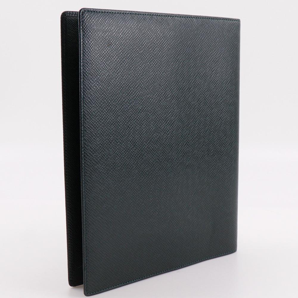 LOUIS VUITTON Agenda Bureau Notebook cover R20407 Notebook cover Epithea Deep green Taiga mens Used