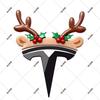 Tesla Judy Officer Rabbit Ear Hat Car Logo Cute Cartoon Decoration Sticker