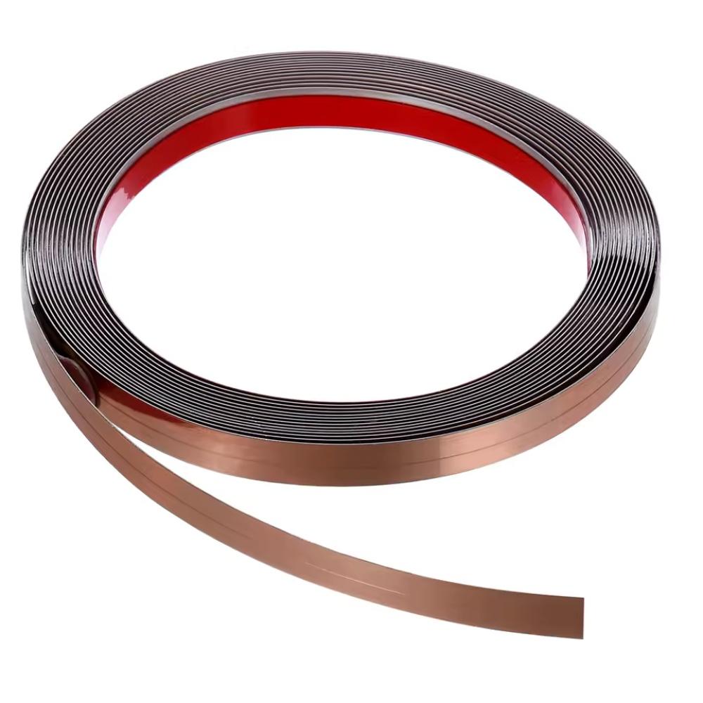 1pc 2.44m/96.06in Stainless Steel Decorative Strip Mirror Stickers Room Decor for Wall Background Ceiling Waist Line Sticker