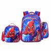 Set Zaino Rigido 3D Spider-Man 3 Pezzi 16 Pollici Grande Capacità Borsa Scolastica per Bambini Zaino Studente Impermeabile Resistente