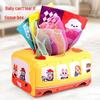 Baby Tissue Dispenser & Pull Toy for 0-1 Year Old - Educational Fun with Radishes