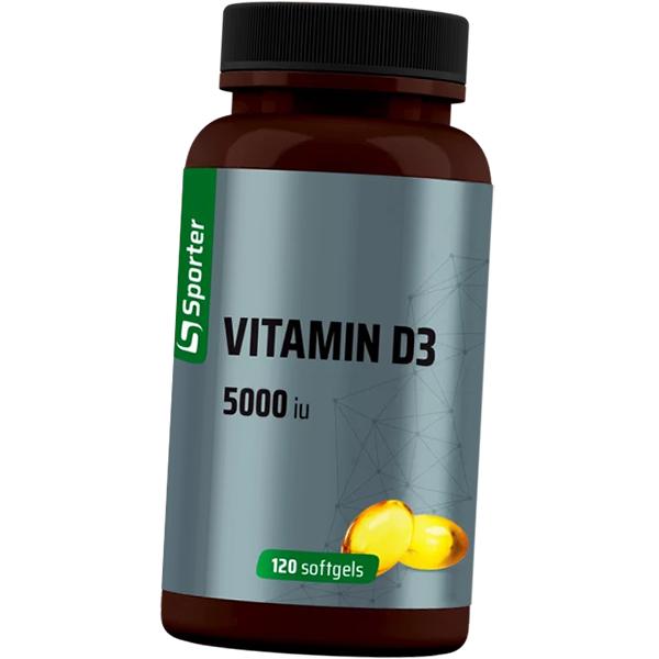Витамин Д3, Vitamin D3 5000, Sporter  120гелкапс (36584005)