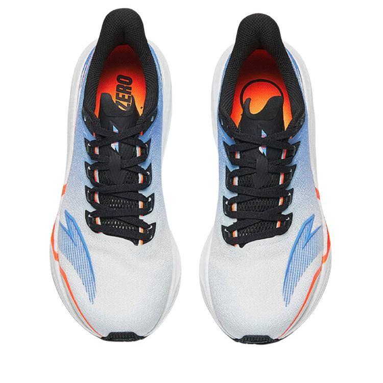 New Anta MACH 5.0 Slip Resistant Abrasion Resistant Low top Nitrogen Technology Running Shoes Men's Blue White Black 112515583-9