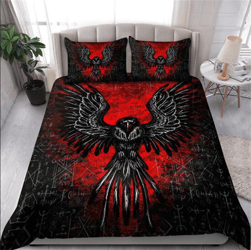 3D Flower Printed Bedding Set Skull Duvet Cover Soft Comforter Cover Sets Gift