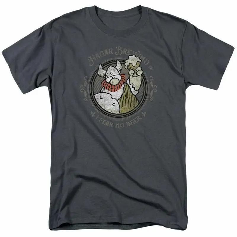 Hagar The Horrible Brewing T Shirt Mens Licensed Comic Strip Charcoal