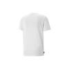 Puma Logo Print Crew Neck Short Sleeve T-Shirt Men Tops White 622554-02