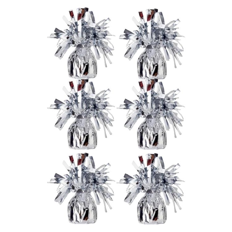6Pcs Metallic PET Foil Balloon Holder Heavy Duty Balloon Stabilizers Weights For Birthdays Weddings Festival Celebration