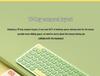 BOW Hangshi HD286CL Dual-Mode Bluetooth Wireless Ultra-Quiet Keyboard - Cute & Lightweight for Girls