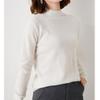 2024 Autumn/Winter Loose Plus Size Women's Knit Sweater with Half-High Collar