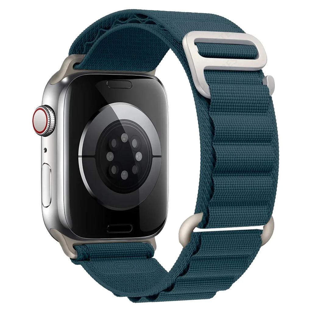 Alpine Strap for Apple Watch Bands 44mm 40mm 49mm 45mm 41mm 38 42mm Nylon Bracelet Iwatch Ultra 2Series 10 9 3 4 5 6 7 8 SE Band