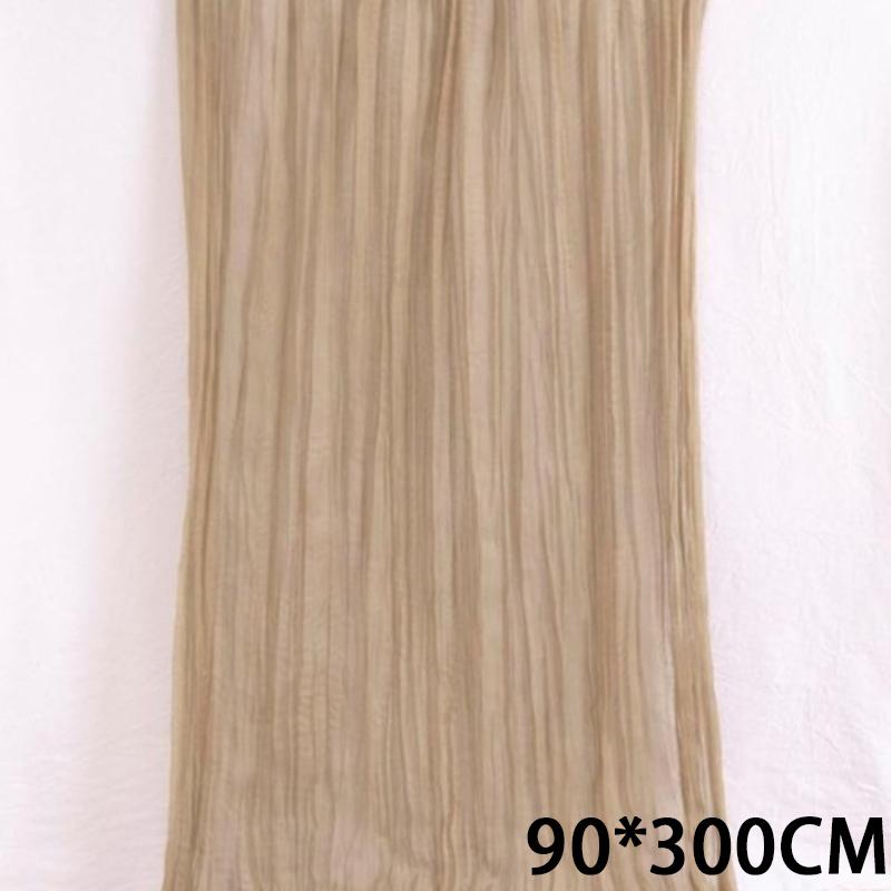 Cheesecloth Table Runner Gauze Tablecloth Semi-Sheer Crinkle Table Cover Boho-style table runner 180*90/90*340cm