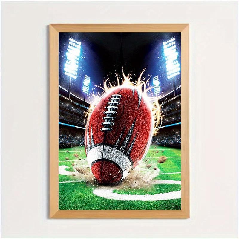 

DIY Алмазная картина Регби Матч Набор для вышивки крестом Мозаика Искусство Алмазная картина Полный круг/Квадратный алмаз Украшение дома