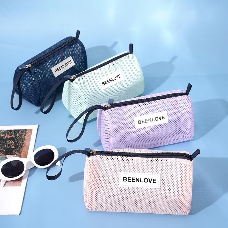 New Styles, Hawaiian Clutch, Mesh Bag, Travel Bag, Cosmetic Storage Bag, Travel Beach Bag, Hand-held Makeup Bag