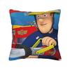 Fireman Sam Square Pillow Case Firefighters Cartoon Cushion Covers Awesome Zippered Decorative Pillowcase for Sofa 40*40cm