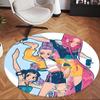 Huntrix (48) Round Office Rug Decorative Floor Rug for Office Bedroom Living Room and Home Space