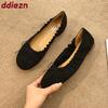 Fashion Footwear Shallow Ladies Flats Slip On Shoes Soft Casual Female Butterfly-Knot Fashion Round Toe Women Ballet Flats Shoes lady