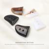 Resin Pattern Horn Buckle Coat Trench Coat Sweater Buttons Versatile Jacket Cotton Coat Pair Buckle Buckle