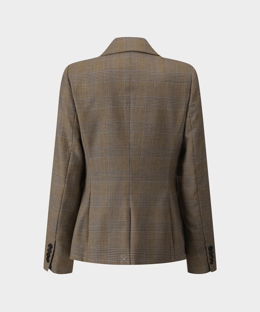 BROOKS BROTHERS [Women'S] Wool Check Jacket (Beige) (Bbjswff301)