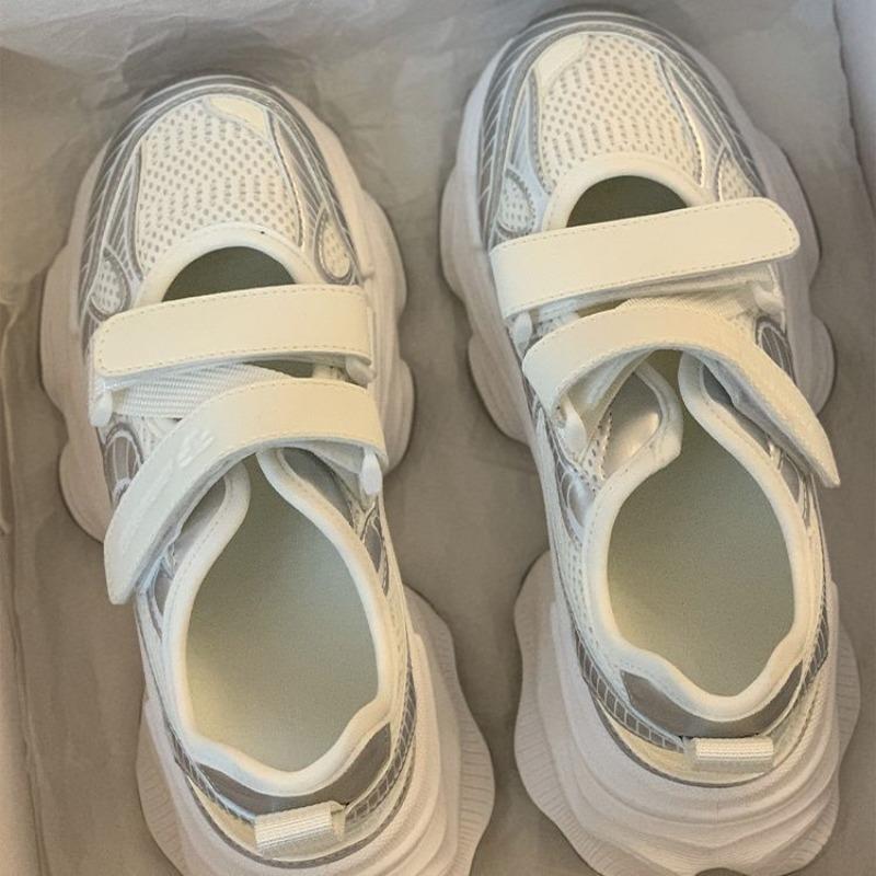 Super good-looking sports dad shoes versatile bag head summer new breathable hollow mesh platform sandals women