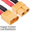 6 Pairs XT60 Connector Cables – Male and Female with 12AWG Silicone Wire + Protective Caps – For RC Drones, LiPo Batteries, Car Chargers